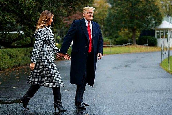 Amaa, First Lady olduktan sonra, Donald'ın elini ısrarla tutmaması,
