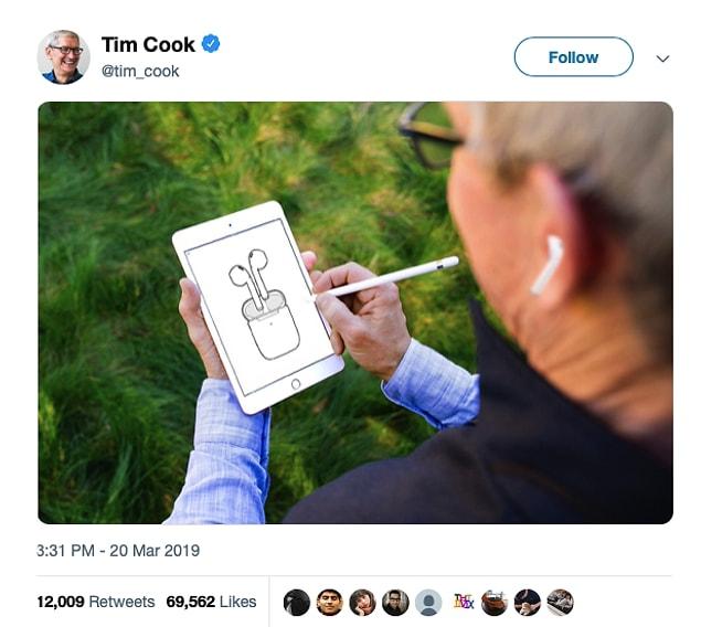 To announce both of those products, Tim Cook shared a pair images that instantly became template for memes!
