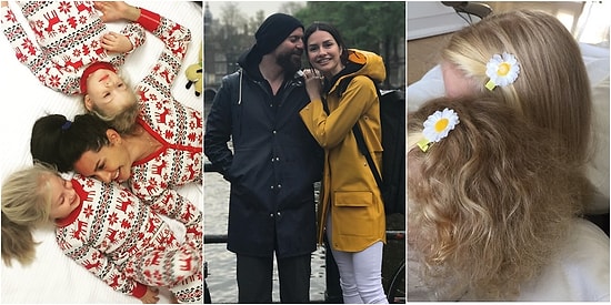 Yasemin ve İzzet Özilhan'ın Kızları Emine ve Ela ile Kurdukları Hepimizi İmrendiren Mutlu Aile Tabloları