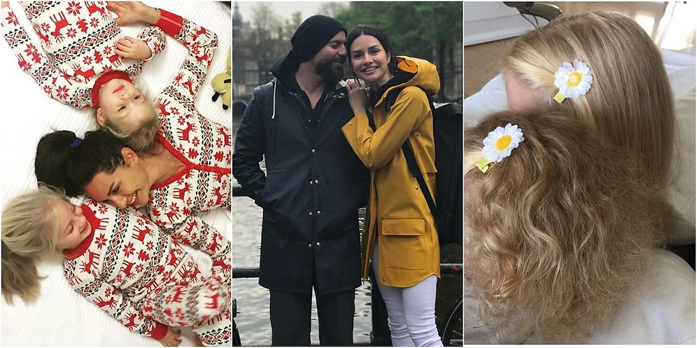 Yasemin ve İzzet Özilhan'ın Kızları Emine ve Ela ile Kurdukları Hepimizi İmrendiren Mutlu Aile Tabloları