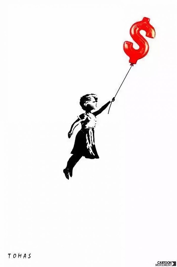 30. Девочка с воздушным шаром