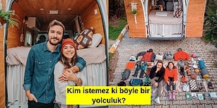 İşlerinden İstifa Edip Mars İsmini Verdikleri Karavanlarıyla Dünyanın Güzelliklerini Görmek İçin Yola Çıkan Burçin ve Erdi
