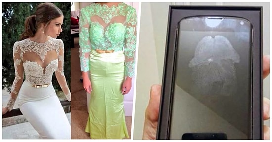 Sipariş Ettikleri Ürünlerle Ellerine Geçen Ürünler Arasında Uçurumlar Olan 17 Bahtsız Müşteri