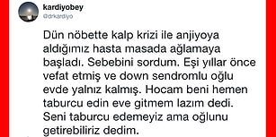 Down Sendromlu Oğlu Evde Yalnız Kaldığı İçin Ağlayan Hastanın Yüzünü Güldüren Güzel Yürekli Doktorlarımız