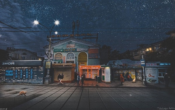 Наверное, ночью все они выглядят так