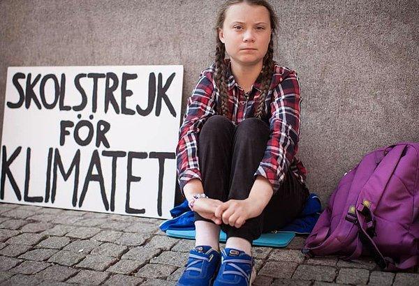 Greta Thunberg, henüz 16 yaşında ve daha şimdiden dünyayı değiştirmek için büyük planları var.