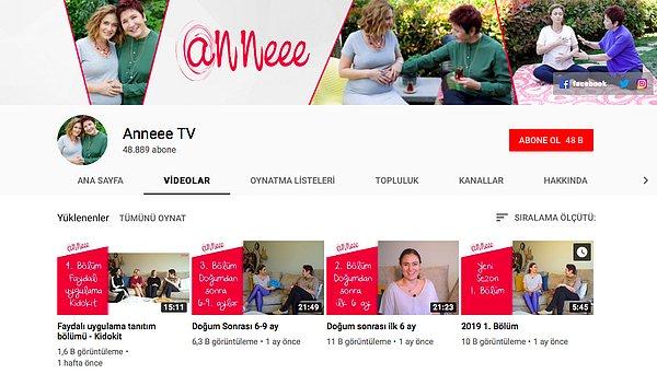 4. Oyuncu Ceyda Düvenci de annelere yönelik "Anneee TV" isimli bir kanalı var. Kanalda uzman kişilerle birlikte annelere ve anne adaylarına içerik üretiyor.