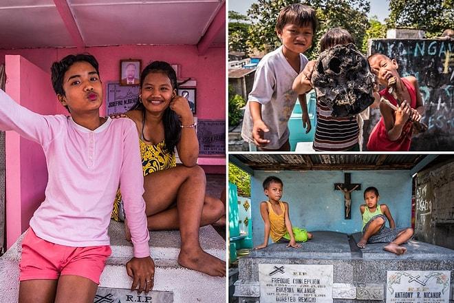 Dünyanın En Kalabalık Şehrinde Çocukların İnsan İskeletleri ile Oynadığı Bir Gecekondu Mahallesi: Manila Mezarlığı