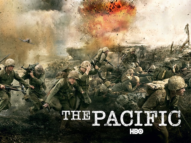 16. Amerikan deniz piyadesinin Japon İmparatorluk Deniz Kuvvetleri birliklerine karşı Pasifik Cephesi'nde verdiği mücadele: The Pacific