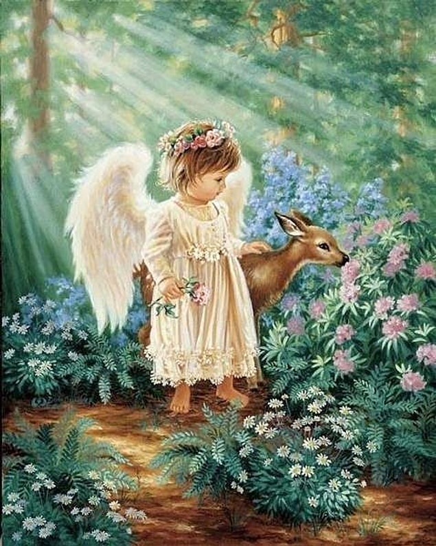 Ne art niyeti, sen tam bir meleksin melek!
