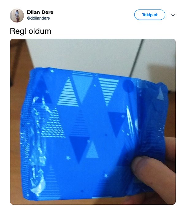 Son olarak karşımıza bu ablamızın paylaşımı çıktı!