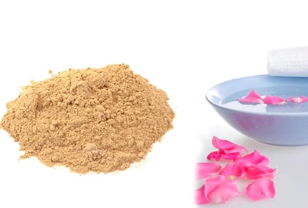 1. Zerdeçal + Gül suyu