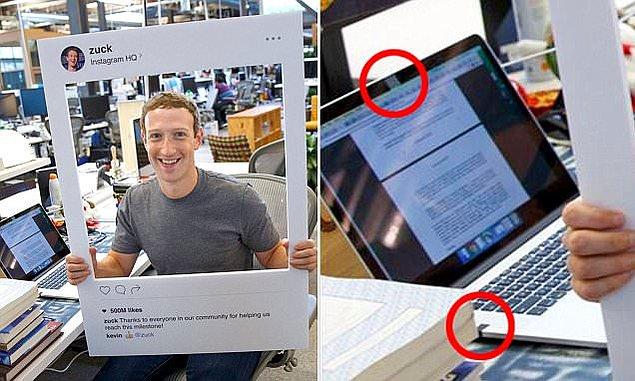 6. Mark Zuckerberg kamerasına bant yapıştırmaktadır. FBI yöneticisi  James Corney de öyle. Hatta Amerikan Dijital Haklar Grubu EF bu amaçla kamera kapatıcı yapışkanlar satmaktadır.
