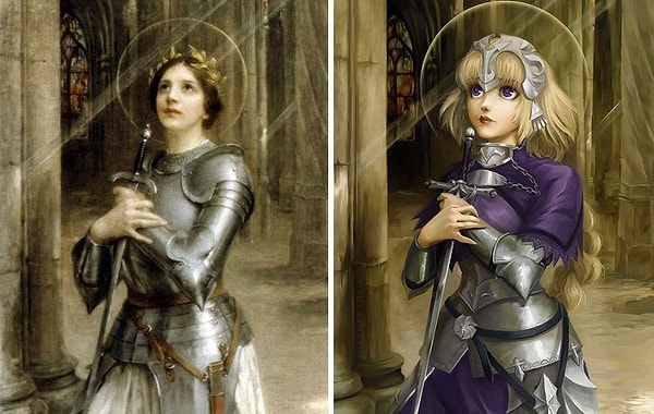 5. Картина "Жанна Д’арк" (Шарль-Амабль Ленуар) + видеоигра "Жанна д’Арк"