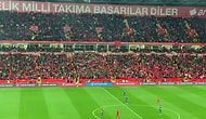 Türkiye - Moldova Maçı Sırasında Tribünler Hep Bir Ağızdan Çanakkale Türküsü Söyledi!