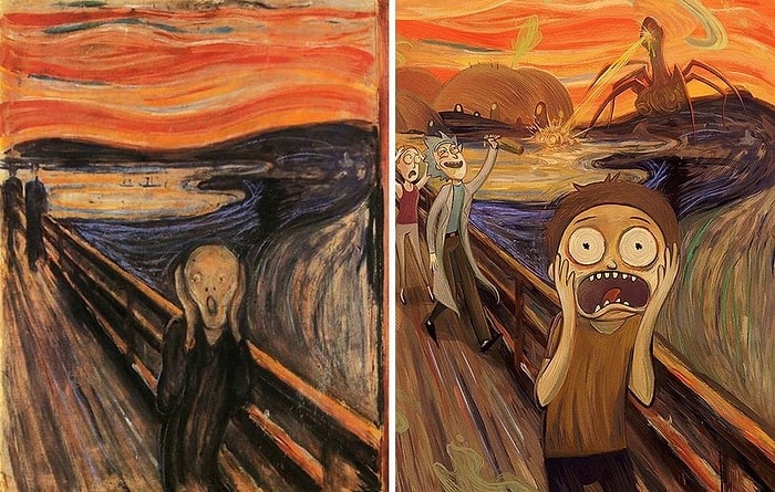 Классика+ современное искусство: Как выглядели бы герои видеоигр и мульфильмов на картинах известных художников