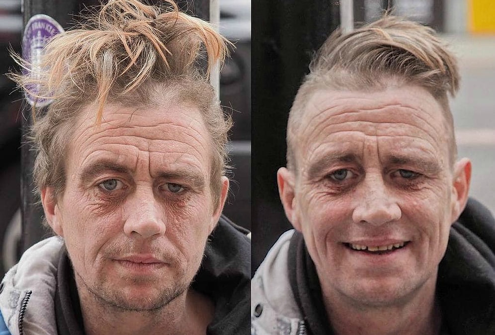 Стрижка "за спасибо": Как добрый парикмахер стрижет бездомных и создает стильные образы