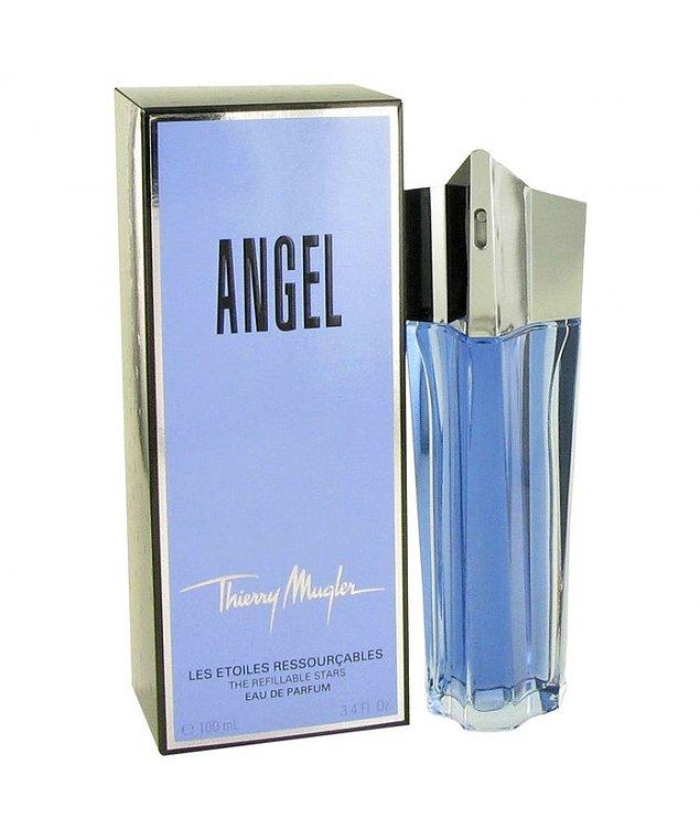 3. Geldik bir dönem rüzgarın ana sponsoru olmuş parfüme. Kadın-erkek neredeyse herkesin bir Angel dönemi var.