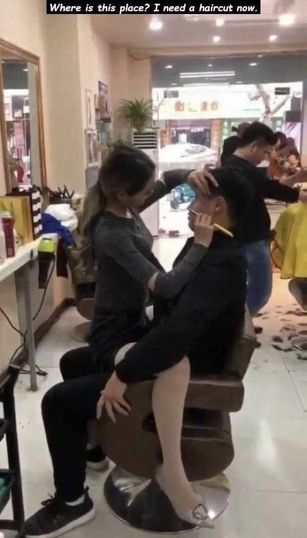 19. Где это место? Мне нужно срочно подстричься