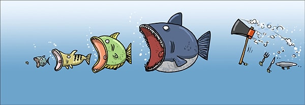 7. А это высказывание чье? «Теория естественного отбора учит, что в борьбе побеждает наиболее приспособленный. Это не значит: ни лучший, ни сильнейший, ни совершеннейший, — только приспособленный»