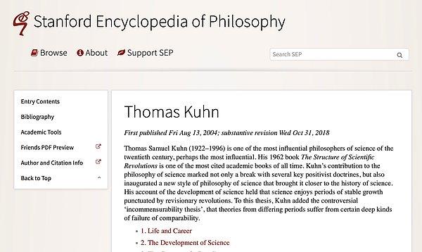 11. Stanford Felsefe Ansiklopedisi