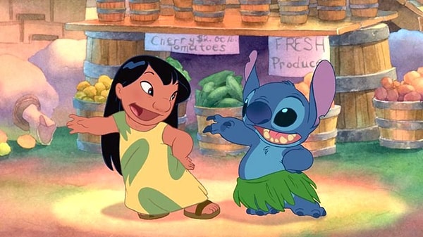 5. Это Лило и Стич. Где Стич?