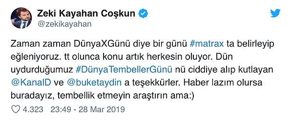 Kanal D'nin haberini Twitter'dan paylaşan radyo programcısı Zeki Kayahan Coşkun, konuya şöyle açıklık getirdi 👇