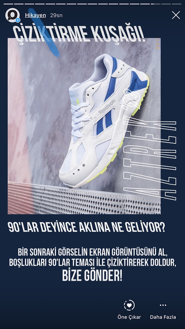 Kullanıcılarımıza önce hikayemizde "90'lar deyince aklına ne geliyor?" diye sorduk!