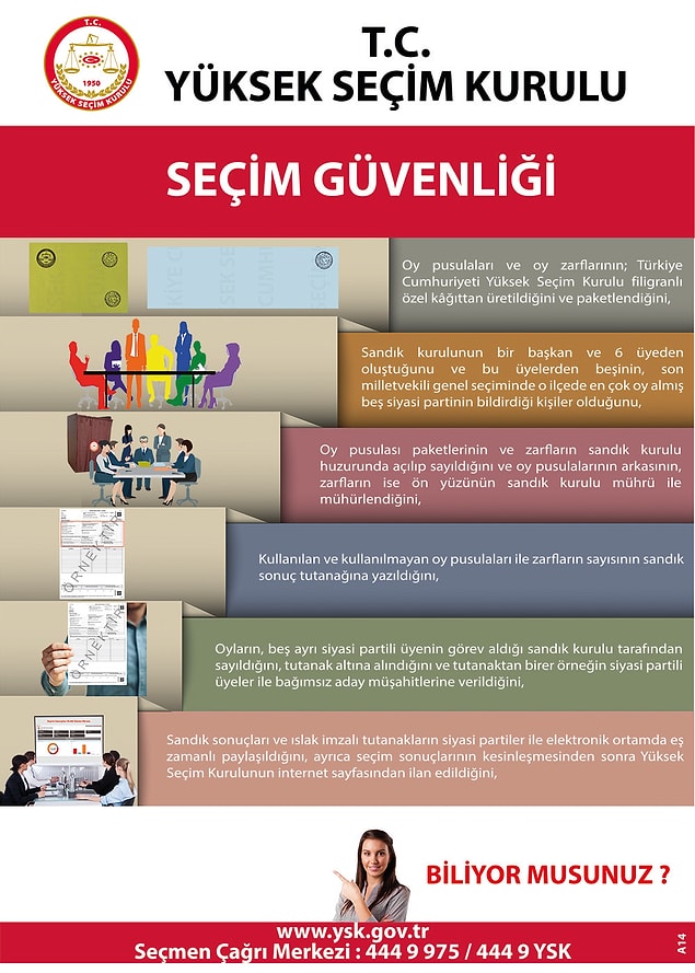 Seçimin güvenliğiyle ilgili endişe taşıyorsanız...
