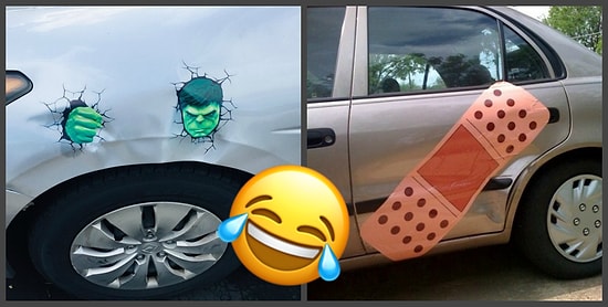 15 примеров того, как нужно правильно маскировать вмятину на машине