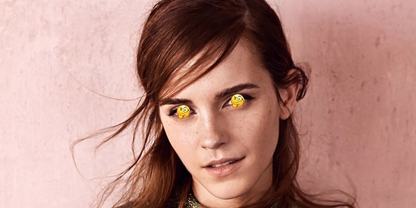 9. А у Эммы Уотсон ... глаза: