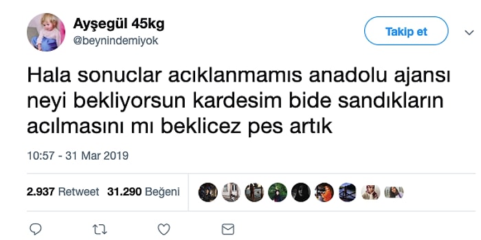 Heyecanlı Geçen Bir Seçim Günününde Daha Yazdıklarıyla Herkesi Güldürebilmiş 16 Kişi