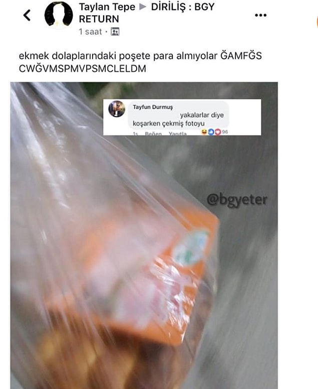 12. Poşet hırsızlarının tatlı telaşı.