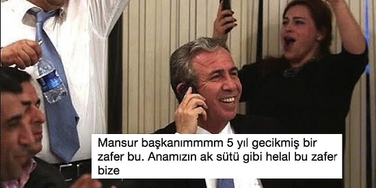 Mansur Yavaş'ın Ankara'yı Kazanmasından Sonra Sevinçten Deliye Dönen İnsanların Sosyal Medya Paylaşımları