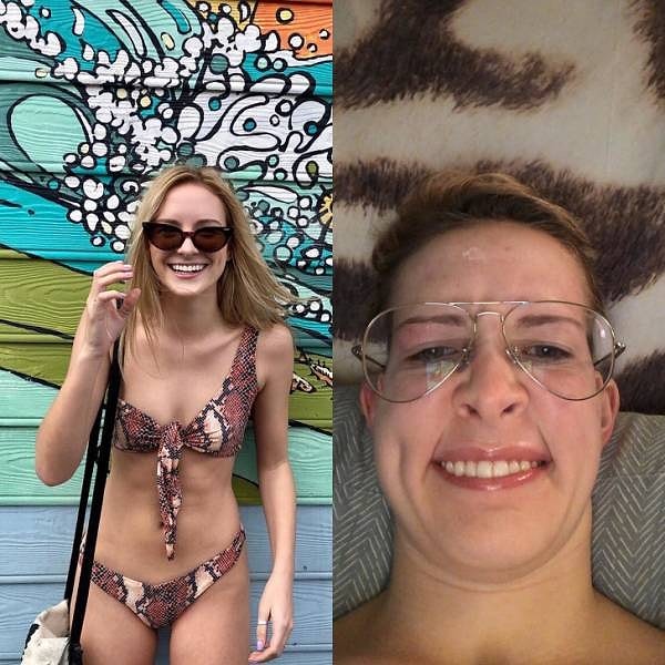 7. Такое ощущение, что на втором фото ее брат :)