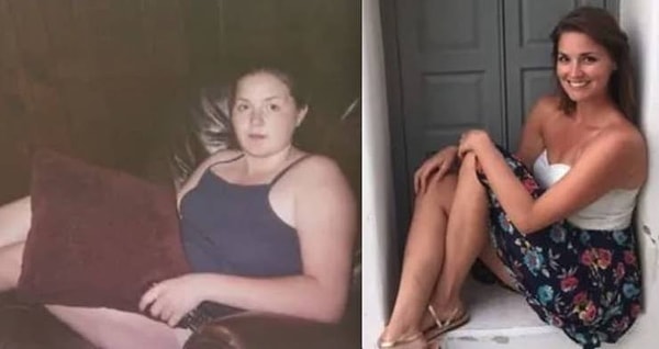 8. Ладно, все мы поддерживаем идею бодипозитива, но согласитесь: потеря лишнего веса несомненно пошла на пользу этой молодой девушке! (прикрываемся от полетевших в нас камней от бьюти-блоггеров плюс-сайз :)