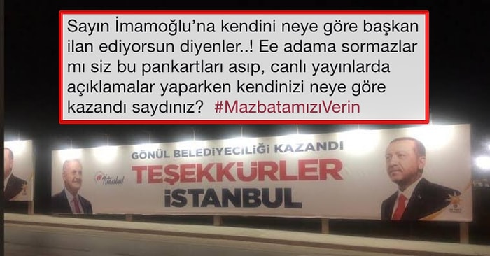 Süreç Uzadı, Seçmen Daraldı! Ekrem İmamoğlu’nun İşbaşı Yapmasını İsteyenler YSK’ya Sesleniyor: #MazbatamızıVerin