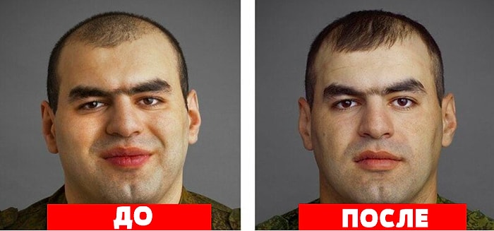 Как русская армия меняет молодых людей: фото "До/После" в оригинальном фотопроекте
