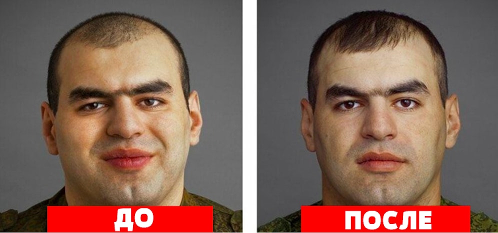 Как русская армия меняет молодых людей: фото "До/После" в оригинальном фотопроекте