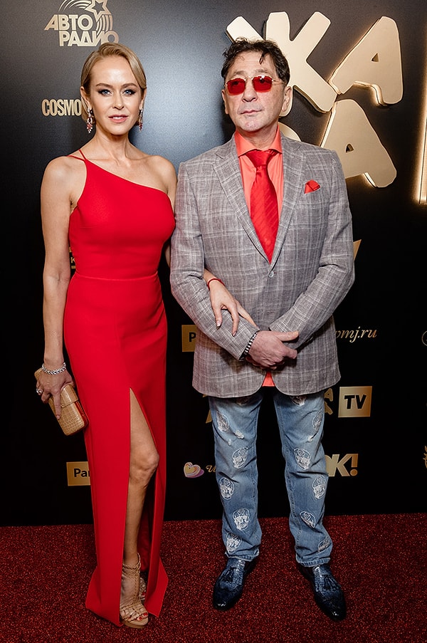 2. Григорий Лепс с женой