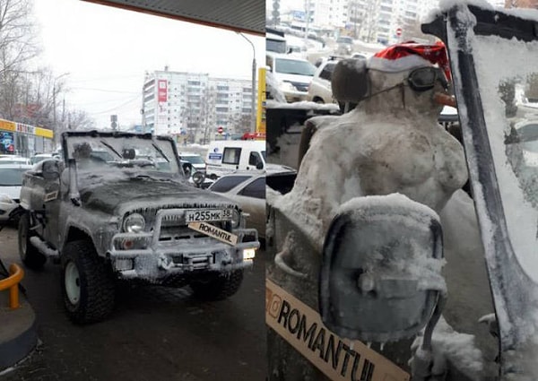 13. Когда долго нет женщины, сойдет и такая. Зато бюст у нее отличный