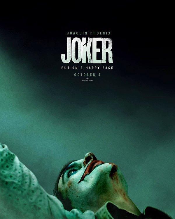 6. 4 Ekim'de vizyona girecek Joaquin Phoenix'li Joker'den yeni afiş yayınlandı.