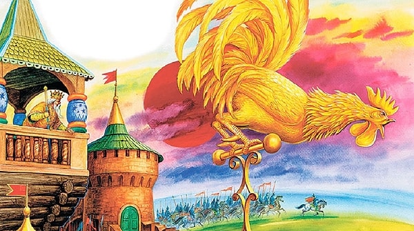 12. Какими словами заканчивается сказка о "Сказка о золотом петушке"?