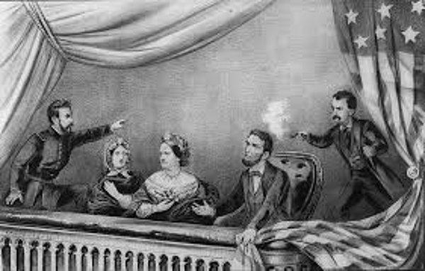 1865 - ABD Başkanı Abraham Lincoln'e, John Wilkes Booth tarafından suikast yapıldı.