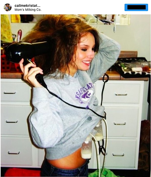 3. Мама, которая совмещает сбор грудного молока и собственные сборы.