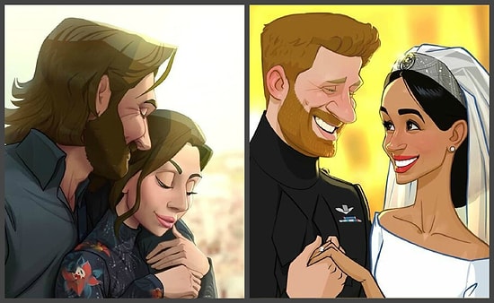 Самые яркие персонажи в характерных карикатурах от китайского художника