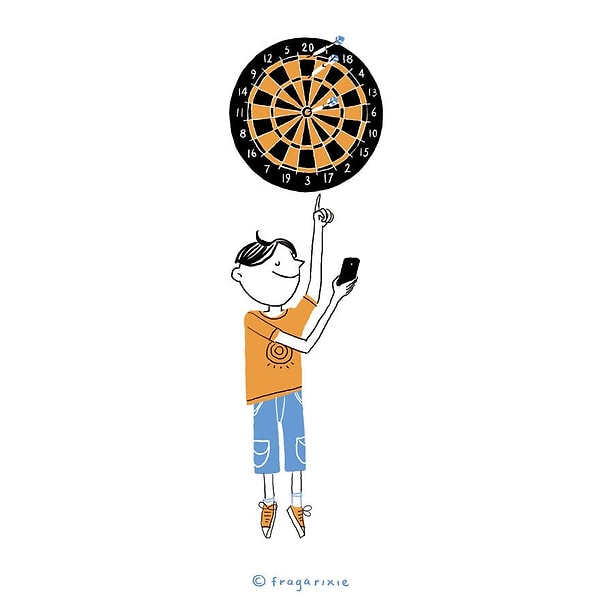 7. В яблочко! Этим надо поделиться!