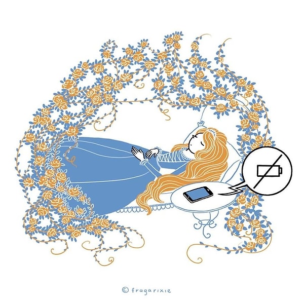 19. Современная принцесса не просыпалась бы из-за будильника