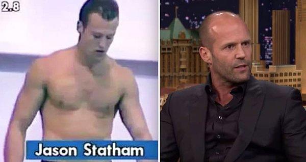 12. Jason Statham, ünlü bir oyuncu olmadan önce yüzücüydü.