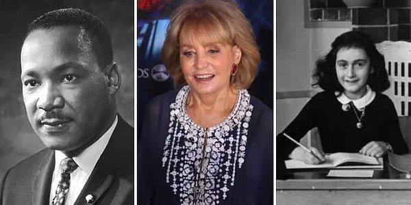 15. Martin Luther King Jr., Barbara Walters ve Anne Frank aynı yılda doğdular.